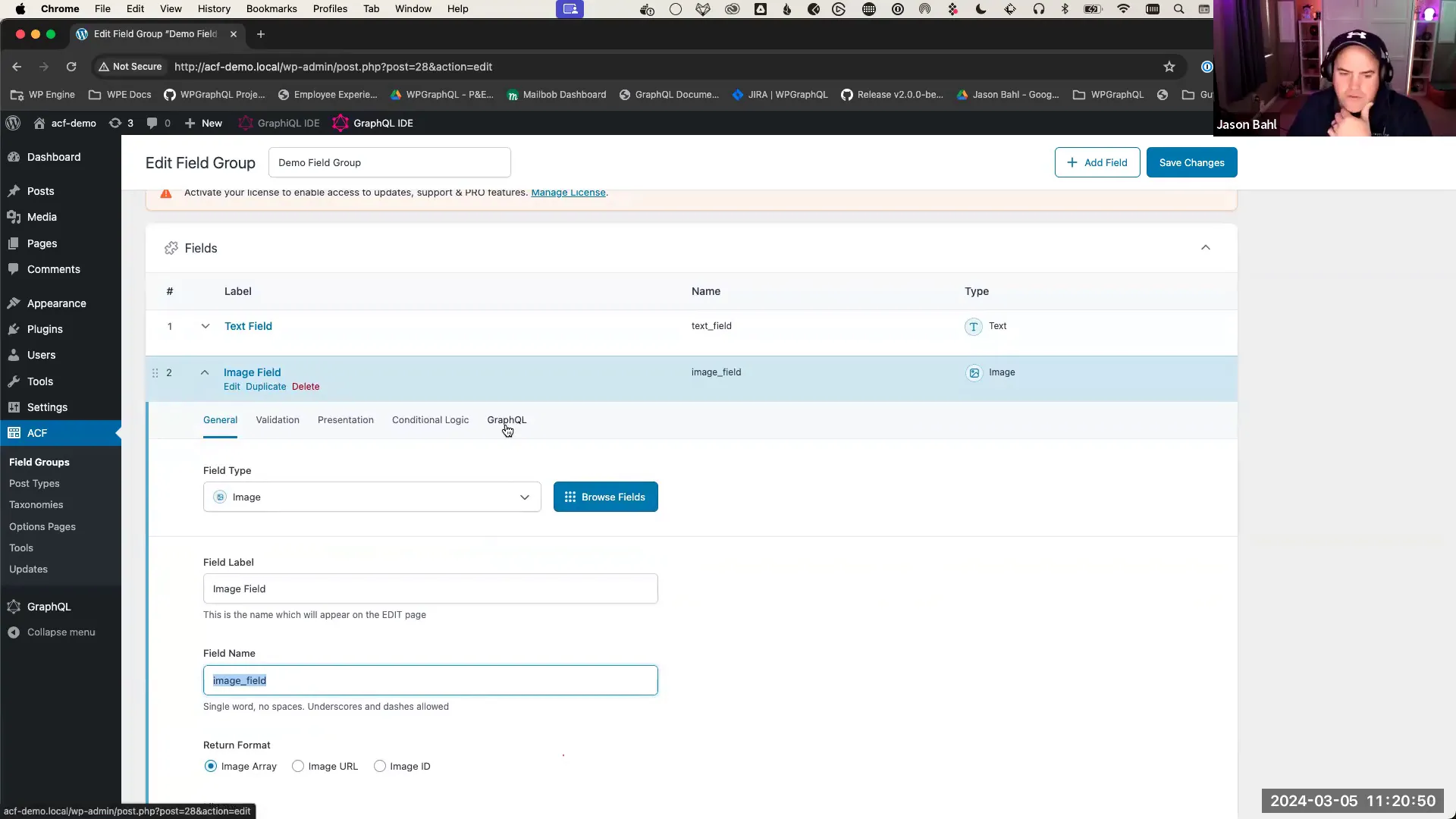 Working with ACF Field Types