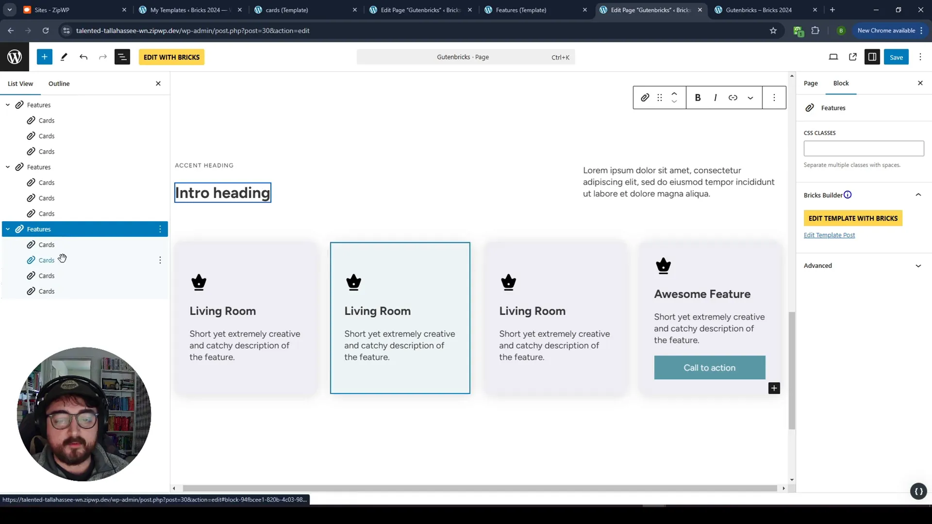 Responsive grid layout with variable cards