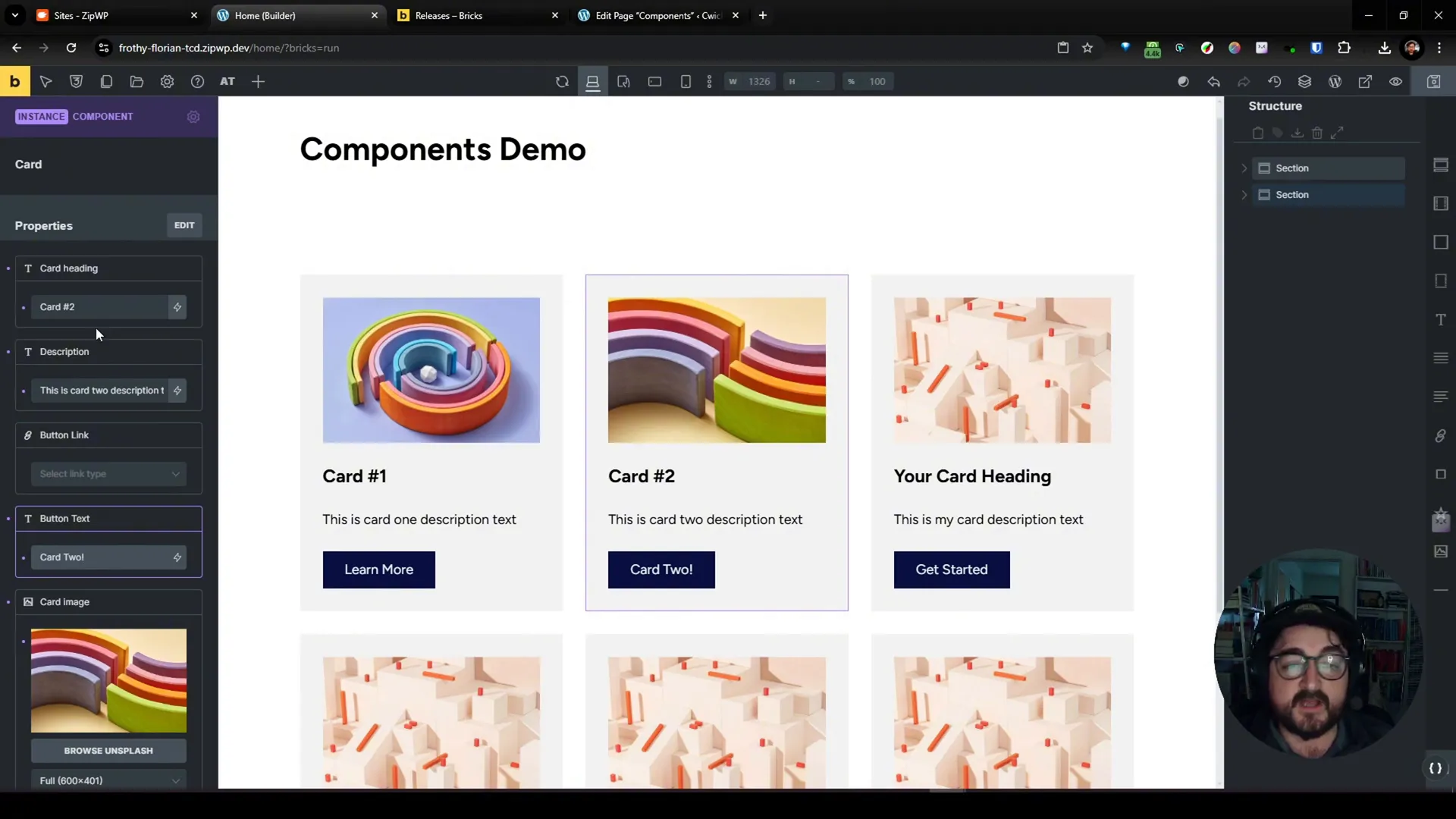 Comparing Bricks components to Figma