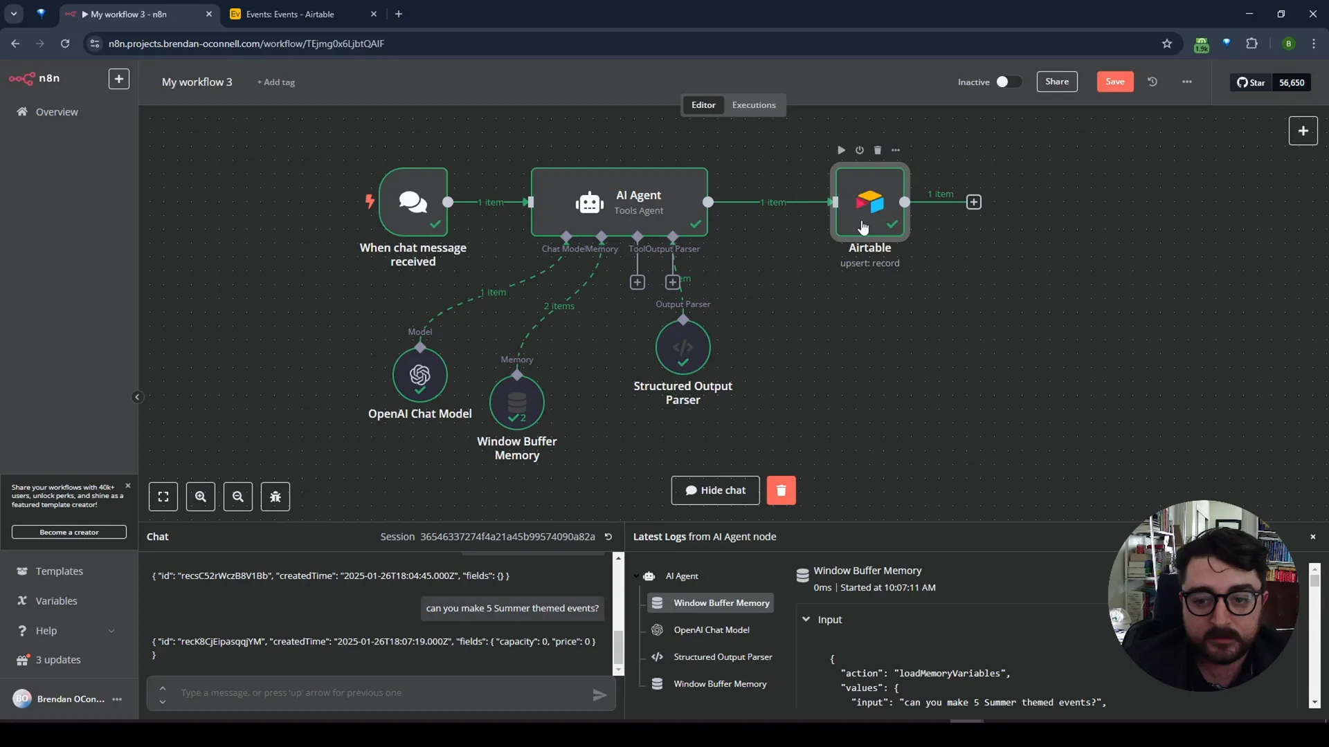 Using split-out function to separate AI output