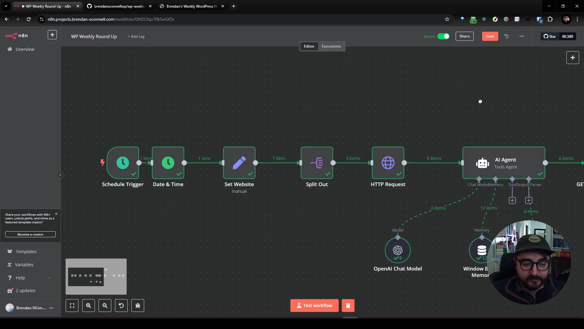 Overview of the workflow process