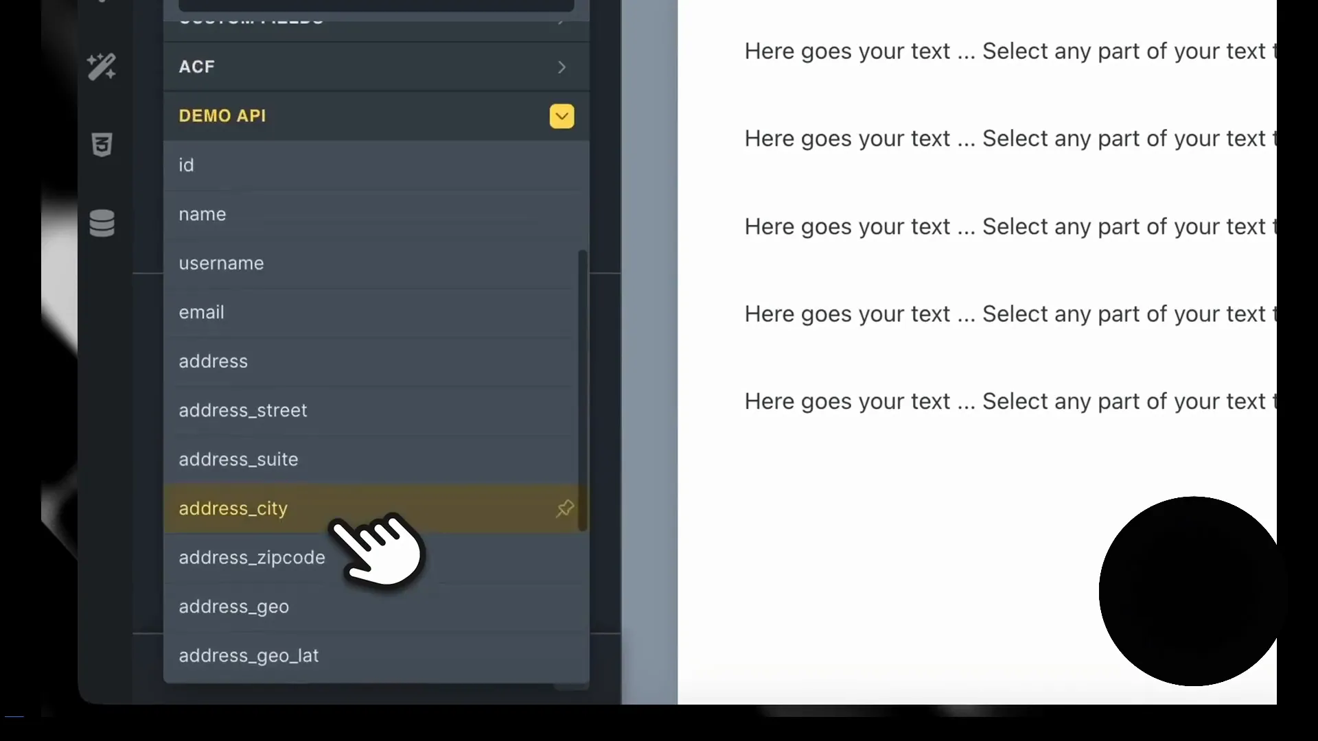 Query loop setup in Bricks Builder