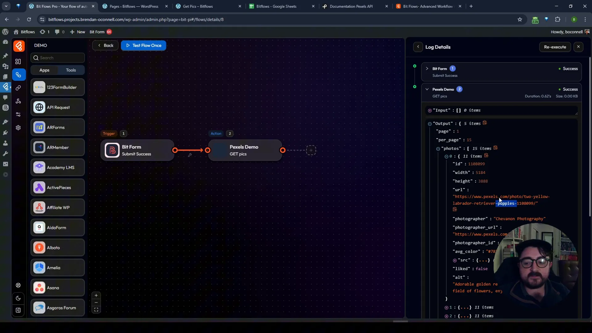 Demo of Bitflows Automation