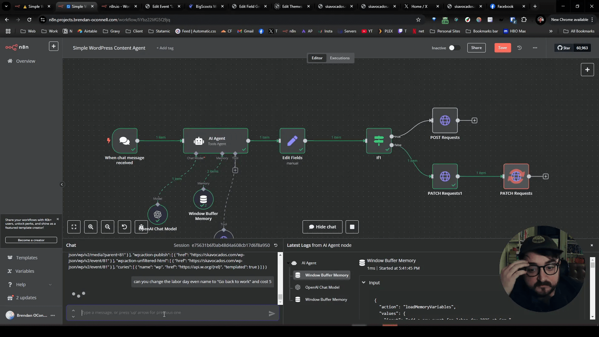 Updating the Labor Day event name and cost