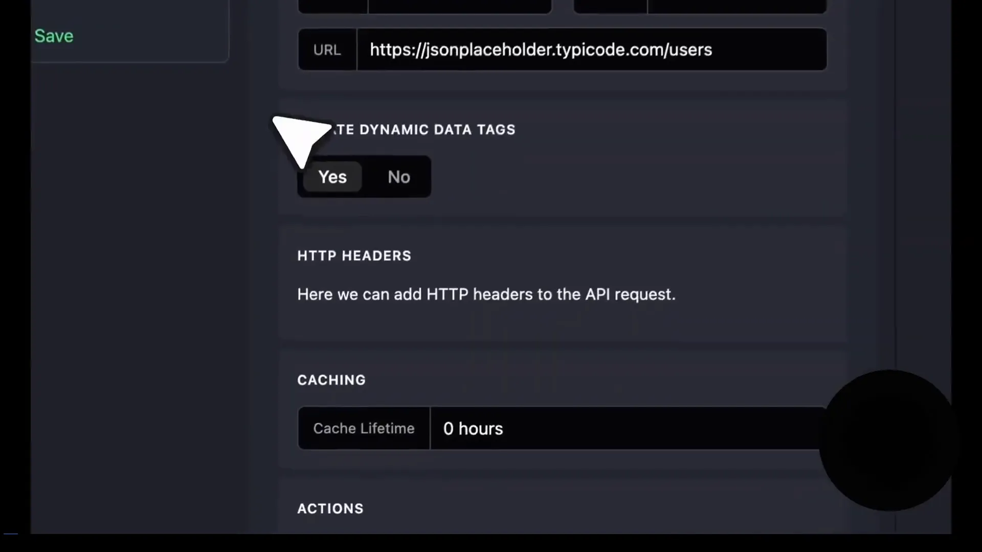 Dynamic data tags configuration in Bricksforge